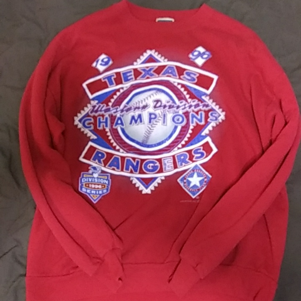 1996 Rangers division champions sweatshirt
